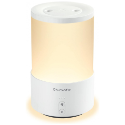 Umidificador Ultrassônico Portátil Cappsu 650mL até 12H, 110V, Branco