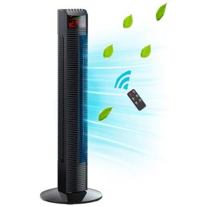 Ventilador de Torre com 3 Modos, Temporizador de 12H, Display LED, 110V 60W, Freaire, Preto