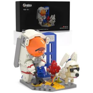 Kit de Construção Astronauta com 423 Peças, Nifeliz, Colorido