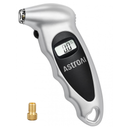 Calibrador Digital de Pressão de Pneus AstroAI com Bateria AAA Substituível, 150 PSI 4 Configurações para Carro, Caminhão e Bicicleta
