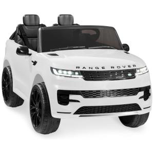 Carro Elétrico Infantil Licenciado 24V Best Choice Products Range Rover Sport 2 Lugares, Controle Remoto Parental, LED, Suspensão, Branco