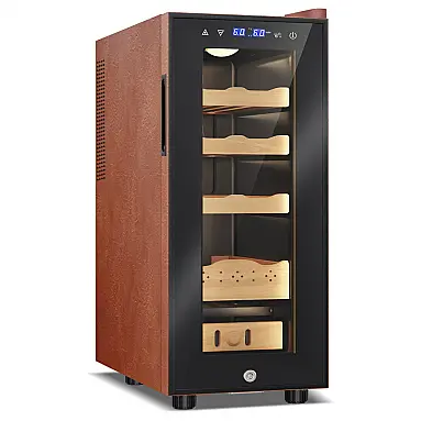 Gabinete Humidor Elétrico Velivi Preto
