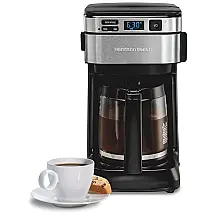 Cafeteira Elétrica Programável Elétrica Programável Serve Até 12 xícaras, HAMILTON BEACH 46310, Preto