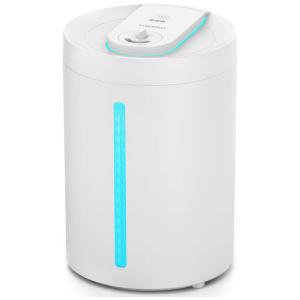 FAMÍLIA Umidificador Ultrassônico Portátil 4L até 24H, Área até 44 m2, 110v, MOOKA FAMILY, Branco