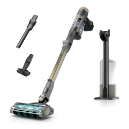 Aspirador Vertical Sem Fio Shark PowerDetect Pet Plus Clean & Empty IP3253 Cinza Escuro - Sucção Dupla Ação, Filtro HEPA