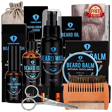 Kit para Barba Profissional Portátil