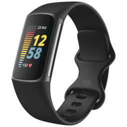 Fitbit Charge 5 Relógio SmartWatch para Esportes com GPS Integrado e Monitoramento, Preto