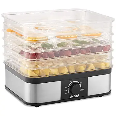 Desidratador de Alimentos 5Trays 250W,