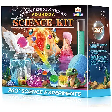 Conjunto de 260 experimentos científicos