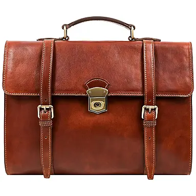 Bolsa Maleta de Couro Italiano
