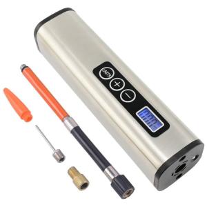 Compressor de Ar Portátil Recarregável Digital LED Li ion 12V 150PSI, ROYALOCKDIRECT, Preto