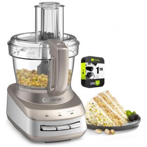 Processador de Alimentos Multifuncional 2.4L em Aço Inoxidável, 950W, 110v, CUISINART E9CUIFP110SS, Dourado