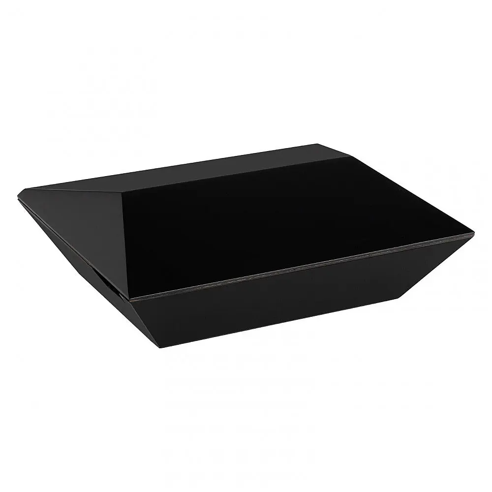 Humidor Supreme Aria Preto Angulares Cedro Espanhol 40-80 Charutos