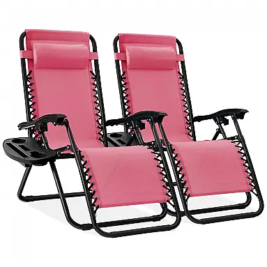 Conjunto de 2 Cadeiras Reclináveis