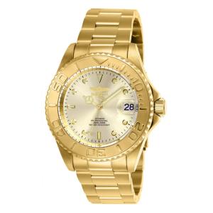 Relgio Masculino Invicta Pro Coin-Edge Automtico - 40mm Ouro 9010OB para um estilo sofisticado e moderno.