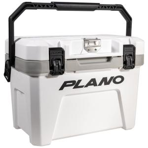 Cooler Caixa Térmica Portátil 14 Litros com Porta Copos, PLANO PLAC1450, Branco