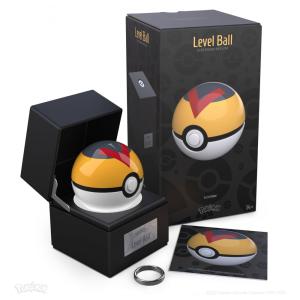 Poké Bola Level Ball The Wand Company metal eletrônica sensor de toque luz multicolor base expositora numerada - Réplica Autêntica
