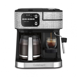 Cuisinart Coffee Center Barista Bar 4 em 1, Cafeteira 12 Xícaras, Compatível com Cápsulas Nespresso e K-Cup, Prata Cristal