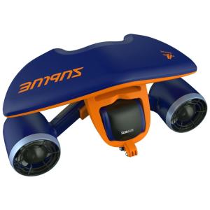 Scooter Propulsor Aquático de Mergulho com 2 Motores, Compatível com Câmera, 110v, SUBLUE, Azul
