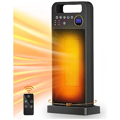 Aquecedor Elétrico Portátil com Termostato,