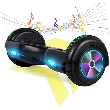 Hoverboard Elétrico Preto FLYING-ANT A02B,
