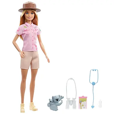 Boneca Barbie Zoóloga com Acessórios