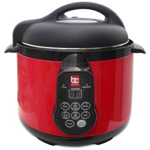 Panela de Pressão Elétrica 4L com Controle Digital, 110V 900W, MBR Bene, Vermelha