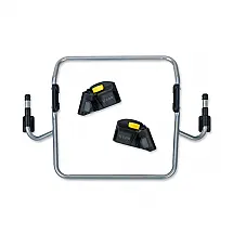 Adaptador BOB Gear para Cadeirinha Chicco Cinza Compatível com Carrinhos de Corrida Únicos