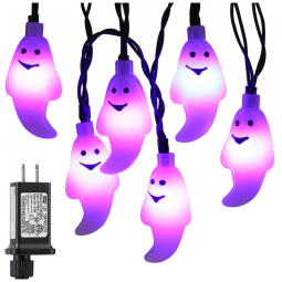Pisca Pisca 60 LED 6 Metros Extensível com 8 Modos e Plug 30V para Halloween
