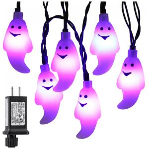 Pisca Pisca 60 LED 6 Metros Extensível com 8 Modos e Plug 30V para Halloween