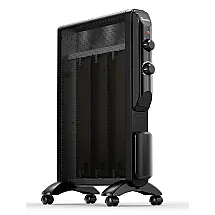 Aquecedor Elétrico com Proteção de Segurança, 2 Níveis de Calor e Silencioso, 110V 1500W, Reekie, Preto