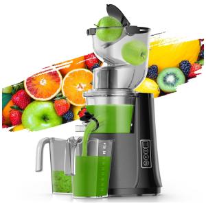 Centrifuga de Frutas de Mastigação Lenta com Calha de Alimentação Dupla 8 cm, Motor Silencioso e Alto rendimento, 110V 250W, Celahapy 8823B