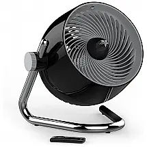 Ventilador de Mesa Pivot6 com 4 Velocidades, Controle Remoto e Eixo Rotativo, 110V 45W, VORNADO CR1 0410 06, Preto