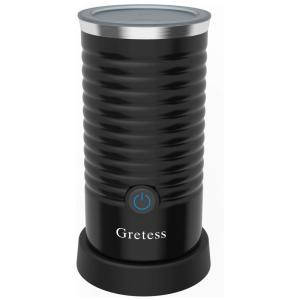 Gretess JC A1R Espumador de Leite Elétrico 4 em 1, Capacidade 250 mL, 110V, Preto