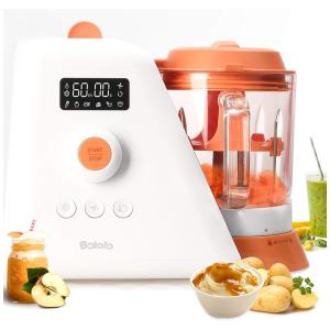 Processador de Alimentos para Bebês Nutribullet Bololo 6 em 1 Capacidade 740 mL, Vidro, MOMHOME BL 1605, Laranja