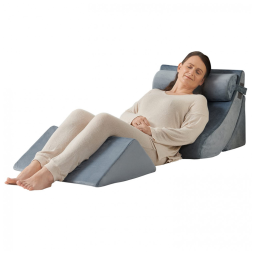 Conjunto de Travesseiros Ortopédicos, Espuma Ajustável para Alívio de Dores nas Costas, Pescoço e Pernas, Refluxo Ácido e DRGE, Axelrod