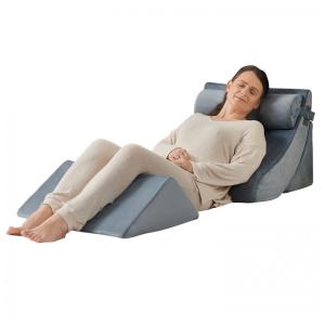 Conjunto de Travesseiros Ortopédicos, Espuma Ajustável para Alívio de Dores nas Costas, Pescoço e Pernas, Refluxo Ácido e DRGE, Axelrod