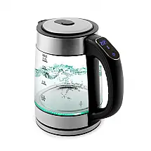 Chaleira Elétrica 1,7L Aço Inoxidável, 1750W, 110v, AROMA HOUSEWARES AWK 170D, Prateado
