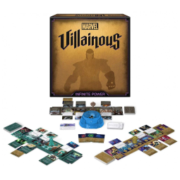 Jogo de Tabuleiro Estratégico Ravensburger Marvel Villainous Infinite Power - Desafie sua Mente com os Vilões Mais Icônicos da Marvel!