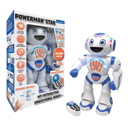 Robô Programável LEXiBOOK ROB85EN com Controle Remoto para Crianças Acima de 6 Anos, Branco