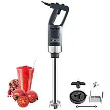 Mixer de Imersão Comercial VEVOR 750W Preto Haste 40cm Inox 8000-20000RPM Velocidade Variável 110V