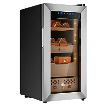 Humidor Elétrico KingChii JC-50A Prateado 50L Controle Automático Temperatura e Umidade 240V