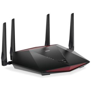 Pro Gamer Roteador Wi Fi Vel 5.4Gbps DumaOS 3.0 Área 300 m2, NETGEAR XR1000 100NAS, Preto