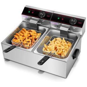 Fritadeira Profissional 6 Litros de Capacidade, Aço Inoxidável, 110V 1700W, SIMOE