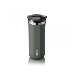 Copo para Café 435 mL Isolado a Vácuo Aço Inox Duplo com Tampa, WACACO Octaroma, Verde
