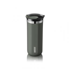 Copo para Café 435 mL Isolado a Vácuo Aço Inox Duplo com Tampa, WACACO Octaroma, Verde