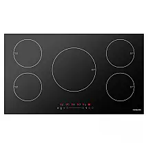 36 Inch Induction Cooktop, GASLAND Chef IH90BF Built in Electric Cooktop with 5 Burners, 240V Induction Stovetop, 9 Power Levels