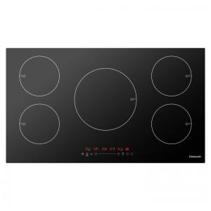 36 Inch Induction Cooktop, GASLAND Chef IH90BF Built in Electric Cooktop with 5 Burners, 240V Induction Stovetop, 9 Power Levels