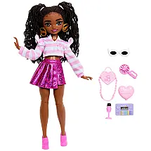 Barbie Brooklyn Dream Besties - Boneca Fashionista com Acessórios Temáticos de Dança, Cabelos Castanhos Trançados e Roupas Removíveis