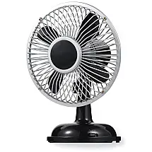 Ventilador de Mesa Portátil Retro USB com 2 Velocidades Avoeco, Preto
